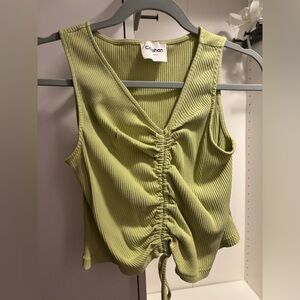 Callahan asymmetrical crop top